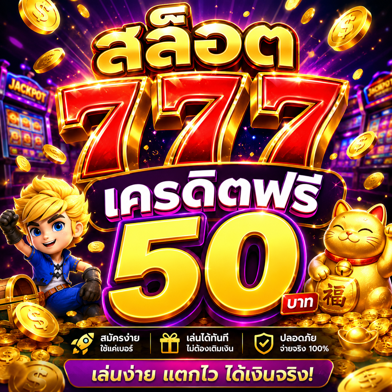 สล็อต 777 เครดิตฟรี 50