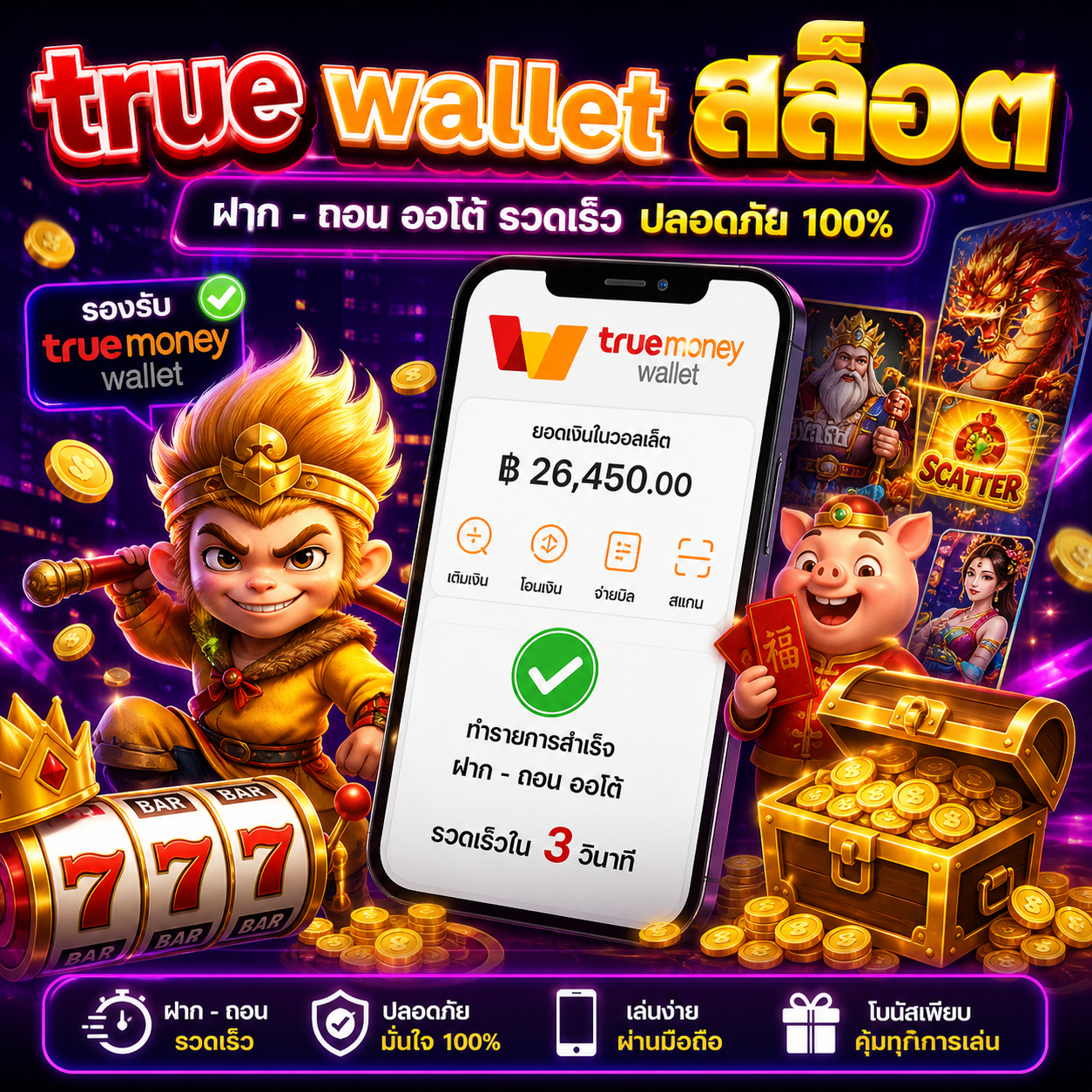 🔥 true wallet สล็อต
