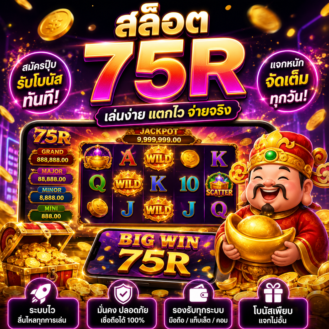 🔥 สล็อต 75r