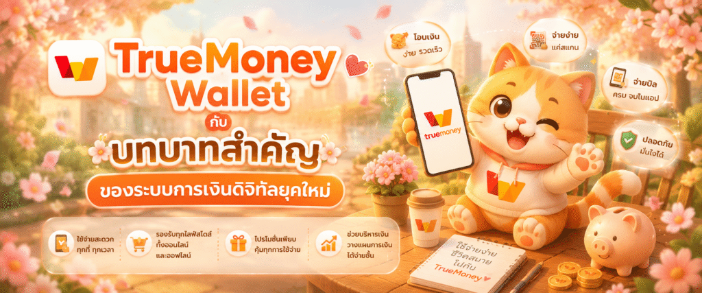 TrueMoney Wallet กับบทบาทสำคัญของระบบการเงินดิจิทัลยุคใหม่​