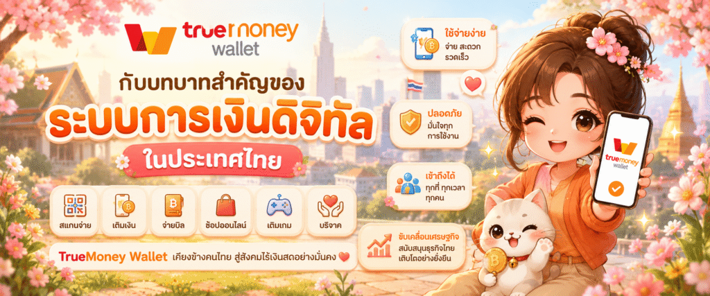 TrueMoney Wallet กับบทบาทสำคัญของระบบการเงินดิจิทัลในประเทศไทย​
