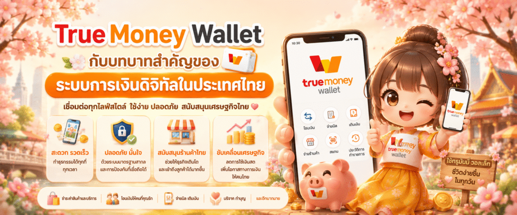 TrueMoney Wallet กับบทบาทสำคัญของระบบการเงินดิจิทัลในประเทศไทย​