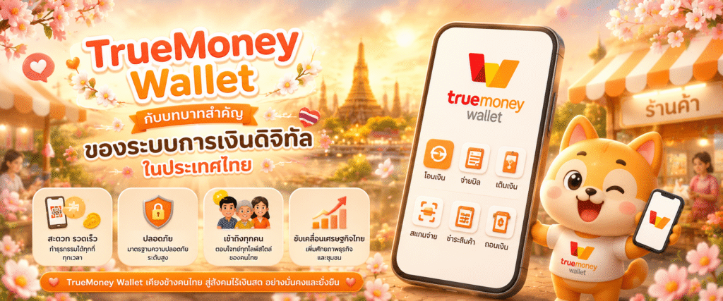 TrueMoney Wallet กับบทบาทสำคัญของระบบการเงินดิจิทัลในประเทศไทย​