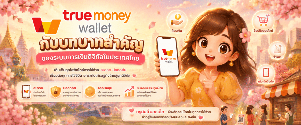 TrueMoney Wallet กับบทบาทสำคัญของระบบการเงินดิจิทัลในประเทศไทย​