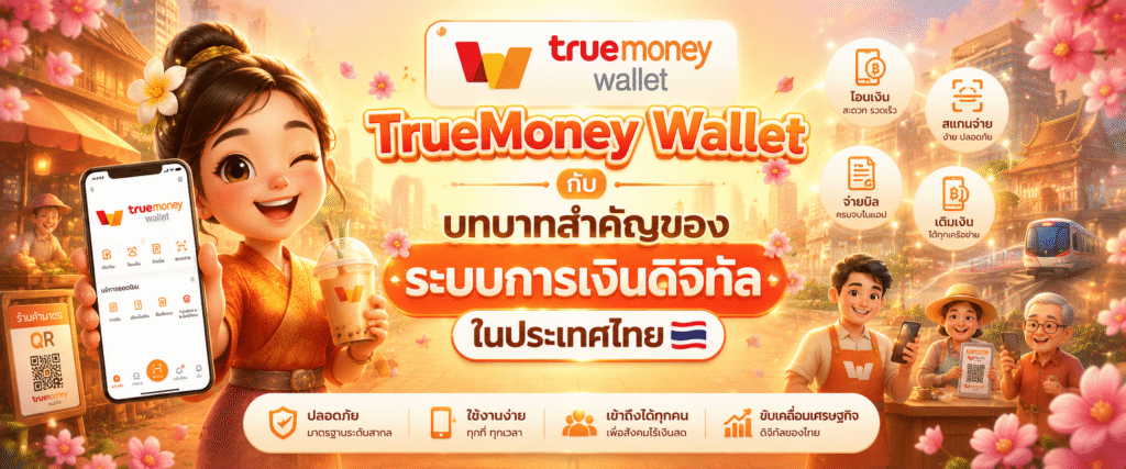 TrueMoney Wallet กับบทบาทสำคัญของระบบการเงินดิจิทัลในประเทศไทย​