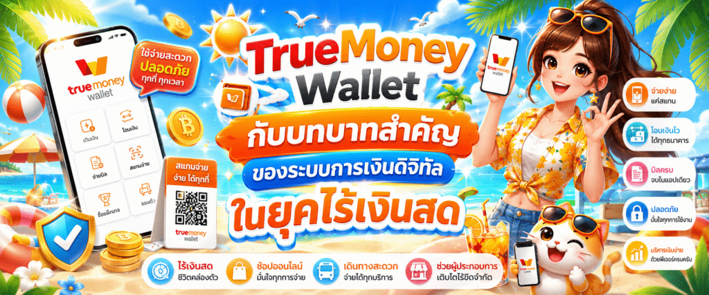 TrueMoney Wallet กับบทบาทสำคัญของระบบการเงินดิจิทัลในยุคไร้เงินสด​