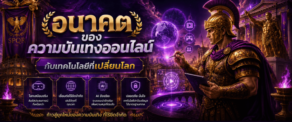 อนาคตของความบันเทิงออนไลน์กับเทคโนโลยีที่เปลี่ยนโลก​
