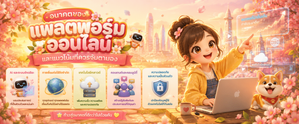 อนาคตของแพลตฟอร์มออนไลน์และแนวโน้มที่ควรจับตามอง​