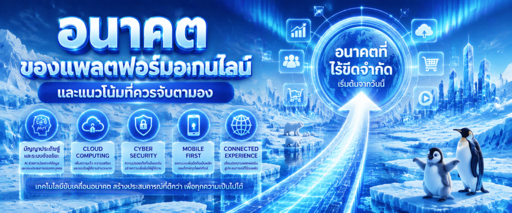 อนาคตของแพลตฟอร์มออนไลน์และแนวโน้มที่ควรจับตามอง​