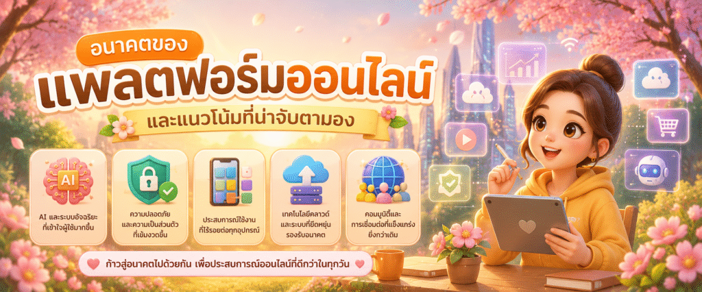 อนาคตของแพลตฟอร์มออนไลน์และแนวโน้มที่น่าจับตามอง​
