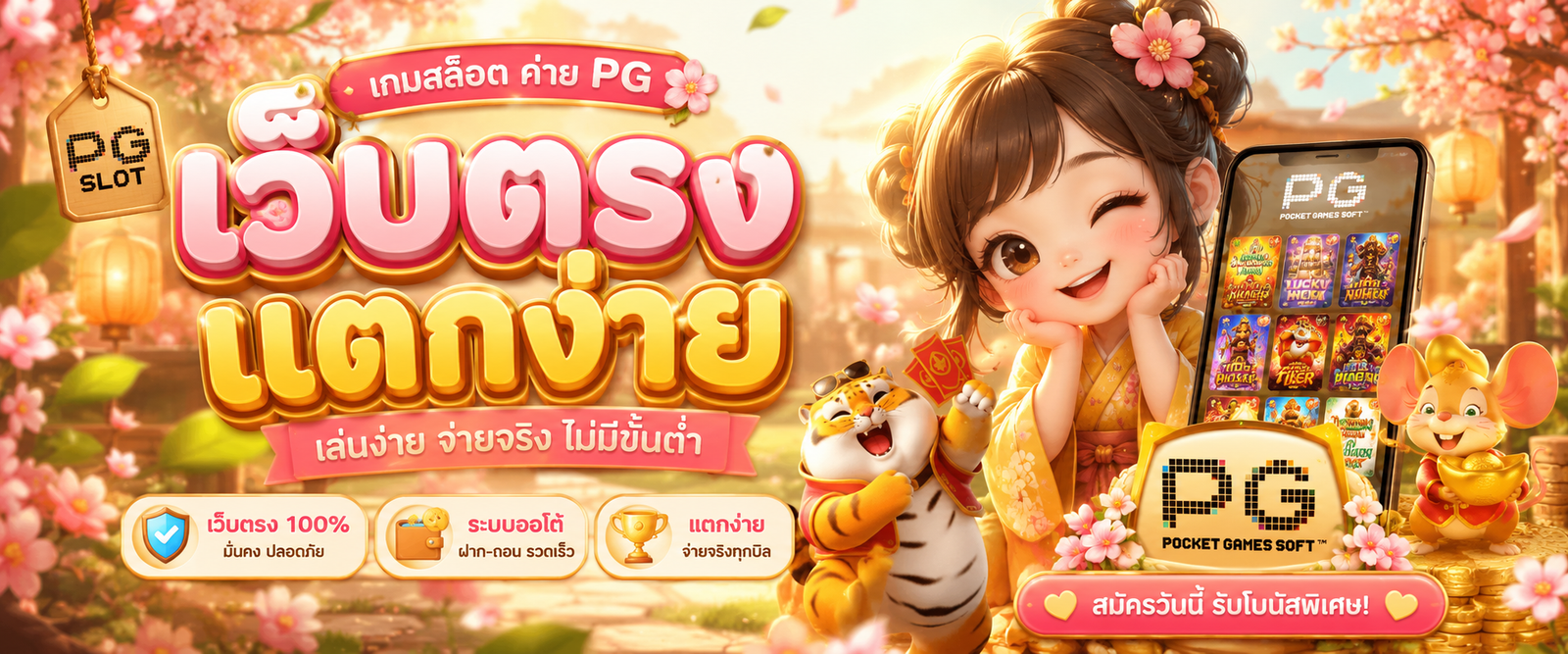 เกมสล็อต ค่าย pg เว็บตรงแตกง่าย