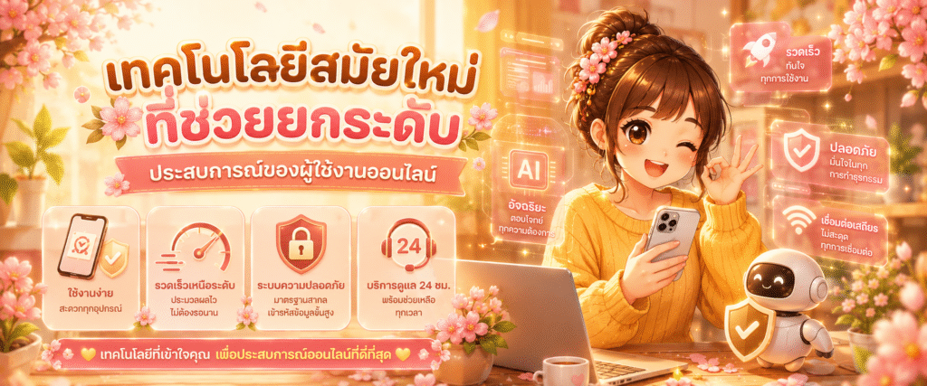 เทคโนโลยีสมัยใหม่ที่ช่วยยกระดับประสบการณ์ของผู้ใช้งานออนไลน์​