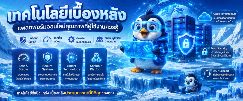 เทคโนโลยีเบื้องหลังแพลตฟอร์มออนไลน์คุณภาพที่ผู้ใช้งานควรรู้​