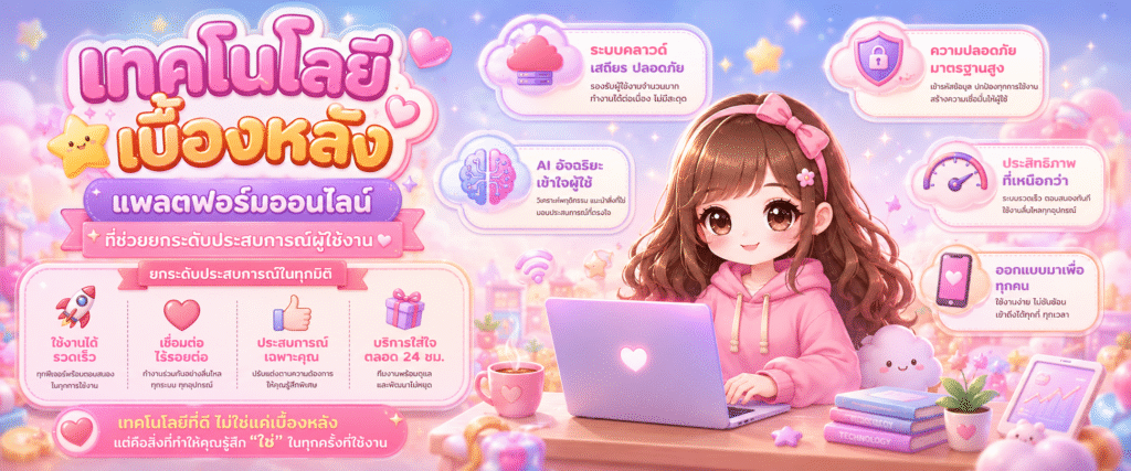 เทคโนโลยีเบื้องหลังแพลตฟอร์มออนไลน์ที่ช่วยยกระดับประสบการณ์ผู้ใช้งาน​