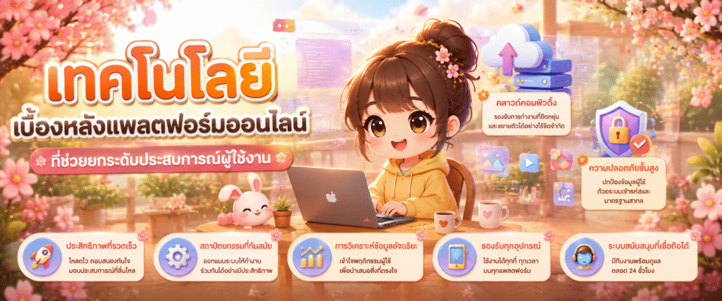 เทคโนโลยีเบื้องหลังแพลตฟอร์มออนไลน์ที่ช่วยยกระดับประสบการณ์ผู้ใช้งาน​